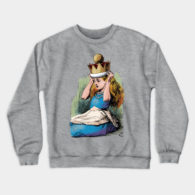 Queen Alice Crewneck Sweatshirt by MandyE